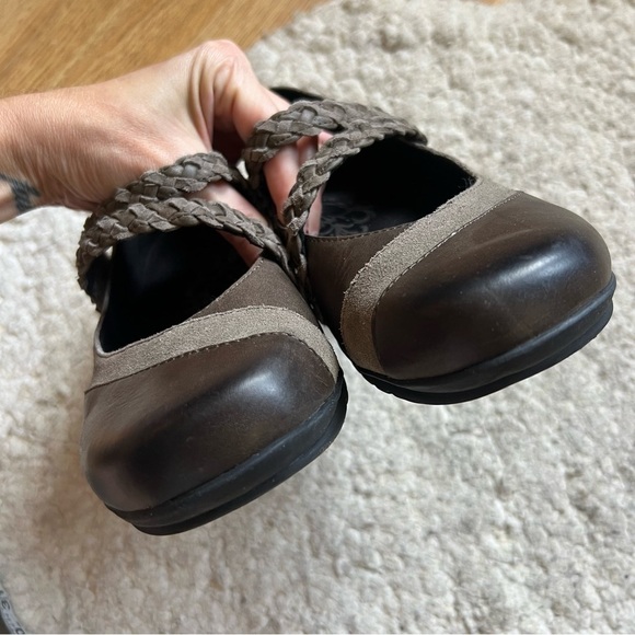 Aetrex EF456 Ada Iron Mary Jane Comfort Flats Brown Shoes Women Sz 39 - Picture 6 of 10